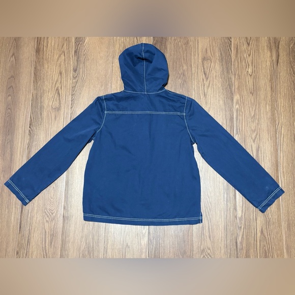 🔥🔥🔥Lilly Pulitzer Blue Utility Jacket with Hood Size: Medium🔥🔥🔥 - Picture 3 of 7